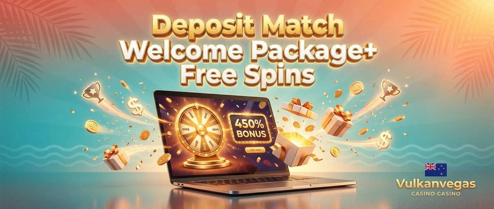 Deposit Match Welcome Package+ Free Spins
